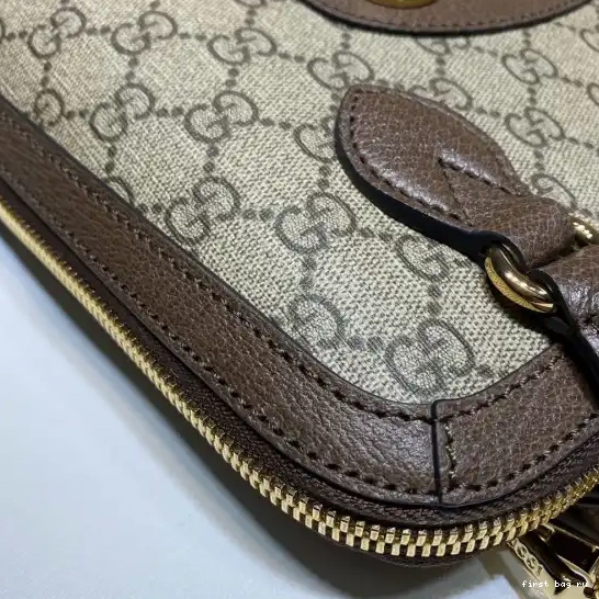 First bag ru GUCCI small 1955 bag top handle Horsebit 0501